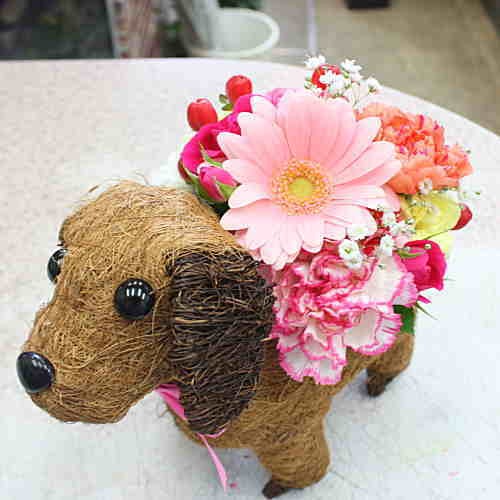 誕生日・記念日・発表会・退職・お祝いに生花アレンジメント