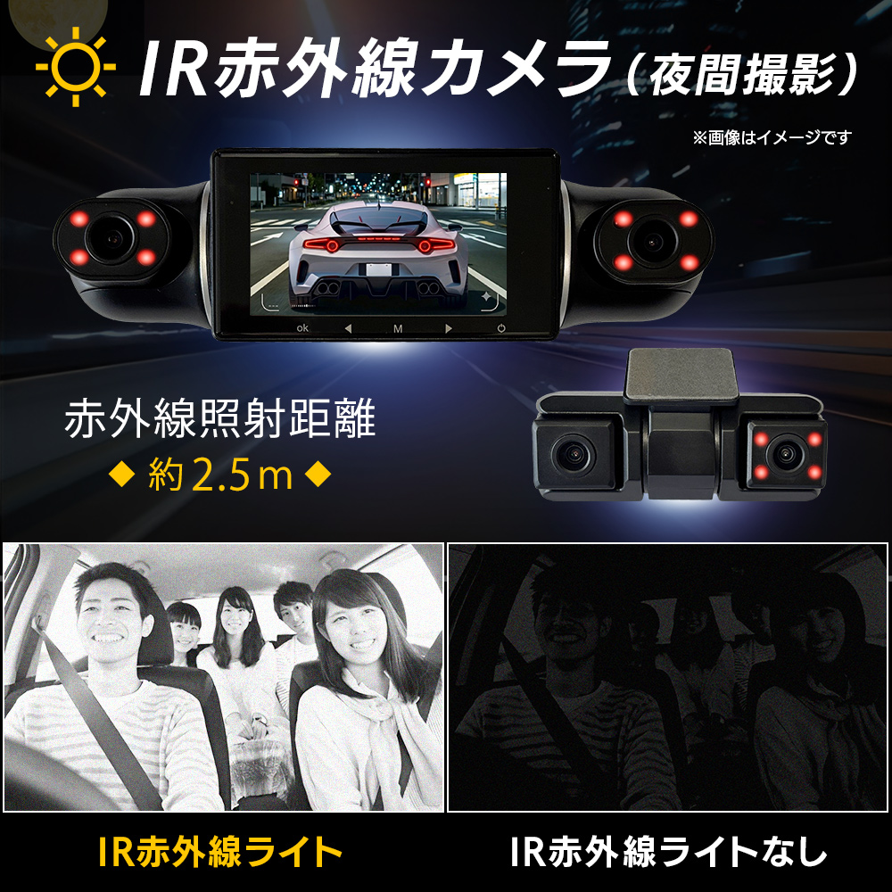 IR赤外線ライト搭載