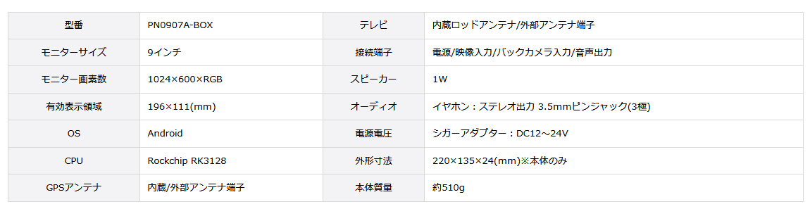 製品仕様