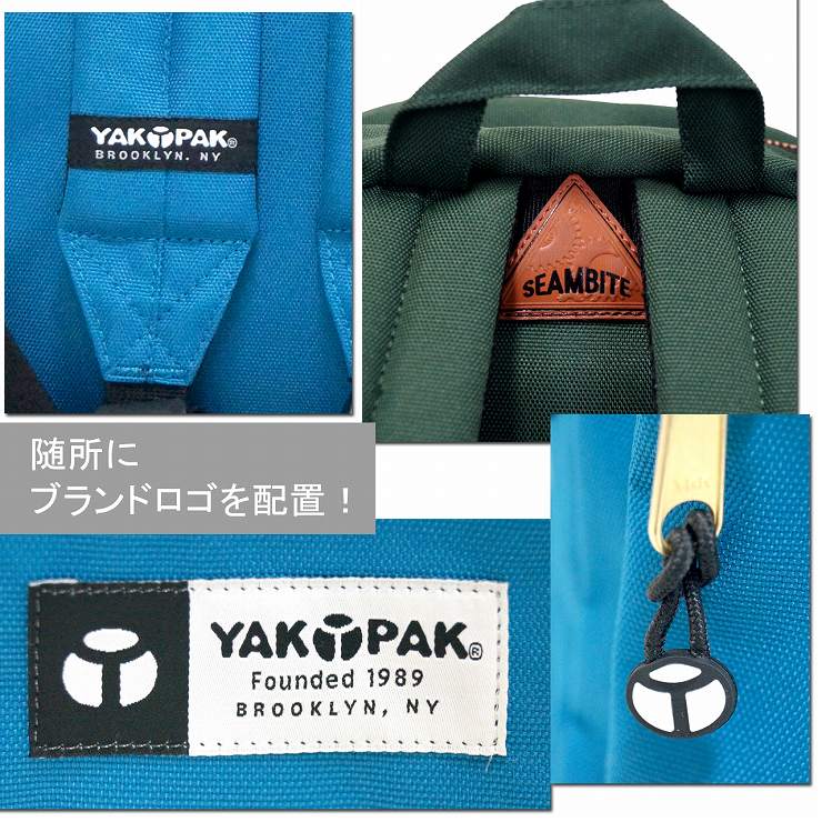 YAKPAK ヤックパック ゴールドジップ バッグ リュック デイ