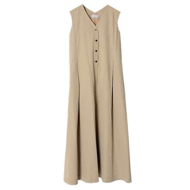 フランネル Phlannel French Twill A-line Dress フレンチツイル A