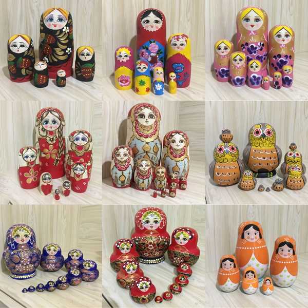マトリョーシカ ロシア 人形 クリスマスプレゼント 子供の誕生日に 記念品 新品 Amazon.co.jp: マトリョーシ ロシアのマトリョーシカの手作りの