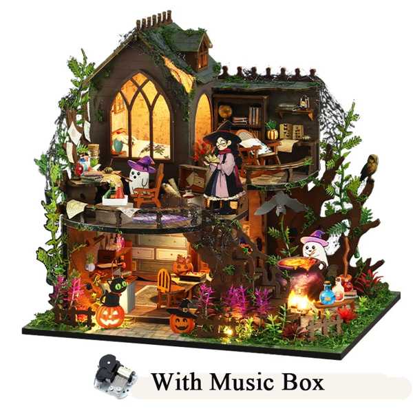 【３月末迄の最終特別価格】ドールハウス完成品　　　　❦魔法の小屋❦ ドールハウス完成品オーダー。8月新作魔法の家 - メルカリ