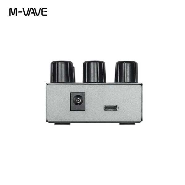 M-WAVE MINI EFX ギターエフェクター M-vave-mini-efxマルチペダル効果、4つのオーバードライブ効果