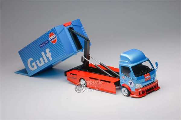 マイクロターボ1:64gカルウィングカスタムトラックコンテナ