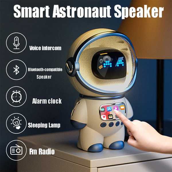スピーカー　Bluetooth 宇宙飛行士 クリエイティブなデジタルインテリジェント宇宙飛行士 Bluetooth
