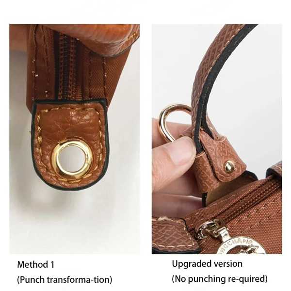 Longchamp-ミニバッグストラップ,ショルダーストラップ,本革
