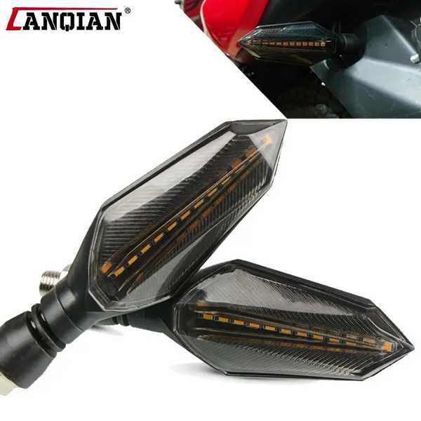 Amazon | バイクの方向指示器 LED ウインカーオートバイ
