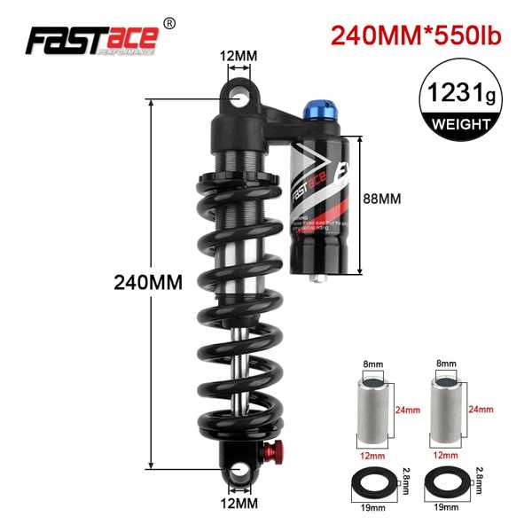 Fastace-マウンテンバイクショックアブソーバー ダウンヒル