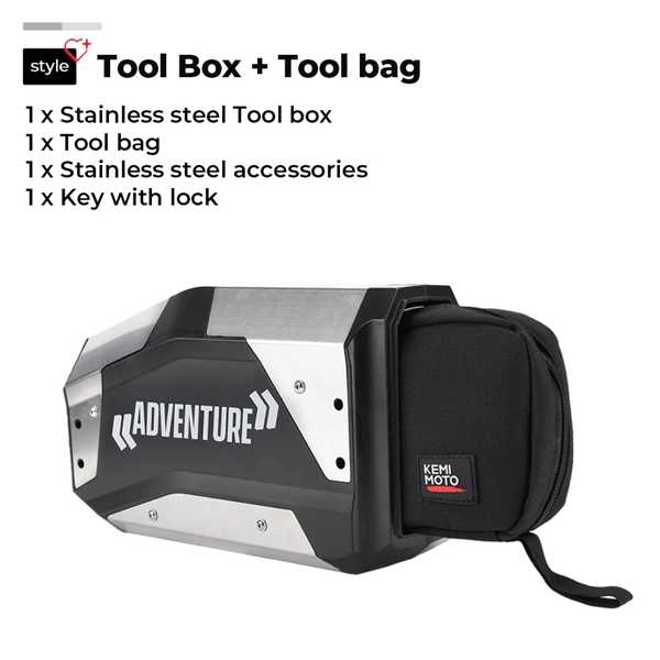 bmw　　R1250gs adv   ツールボックス　金属 New Arrival ! 4.2L Tool Box For BMW R1250GS R1200GS R 1250