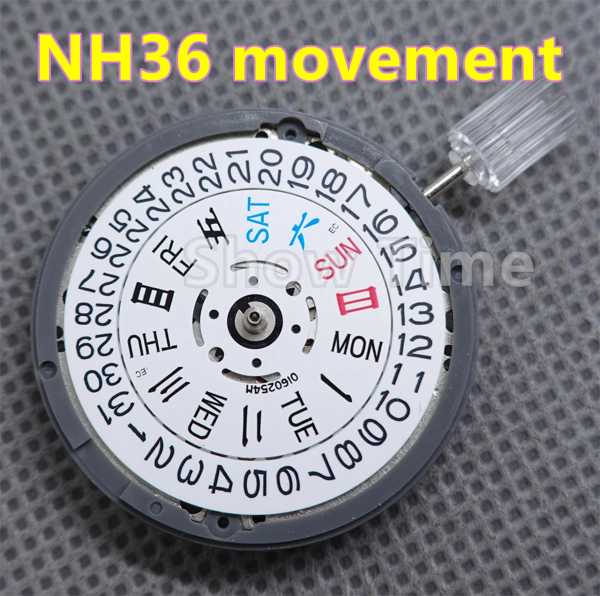 日本のオリジナル自動巻き時計ムーブメント部品nh36 nh35