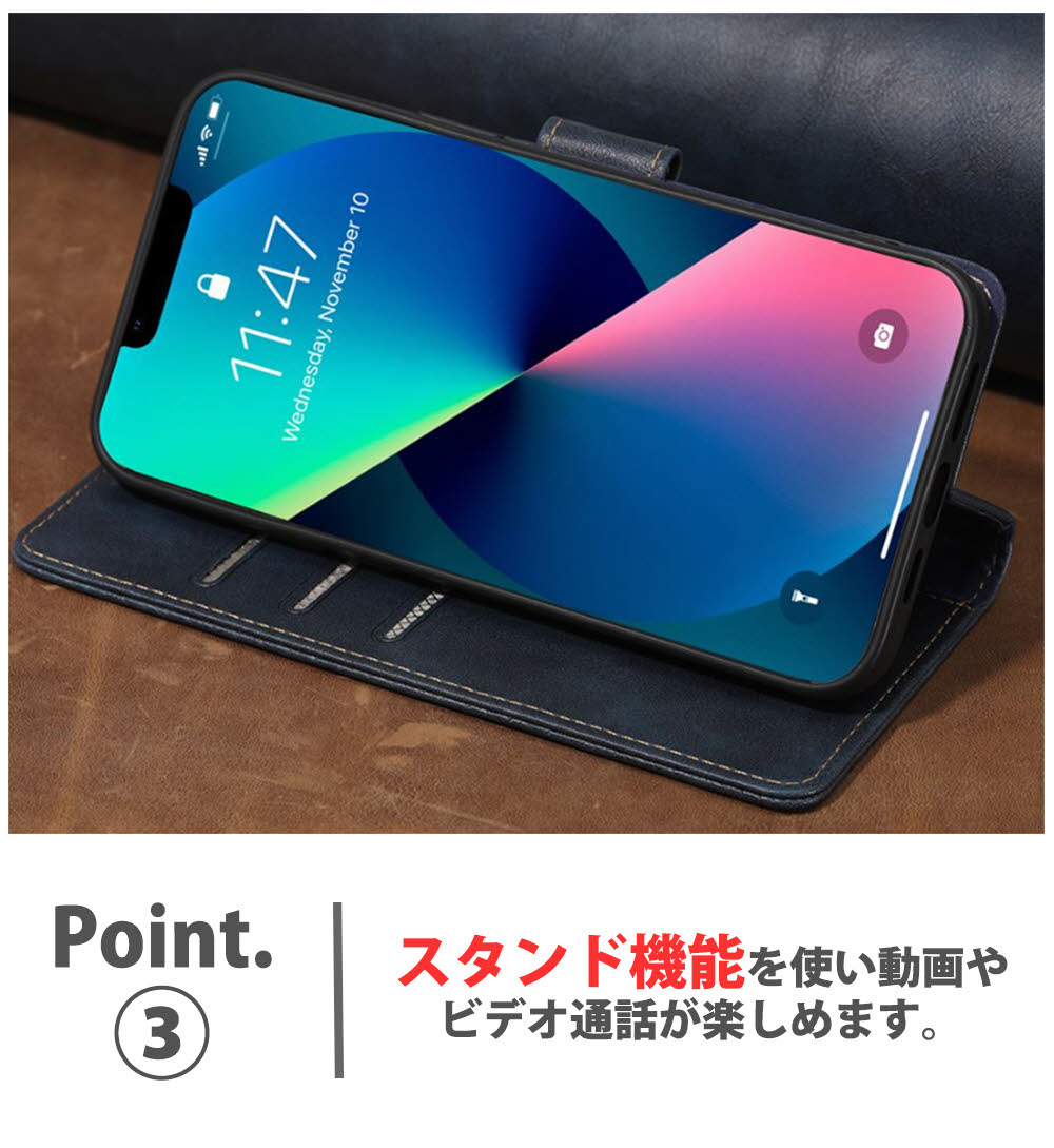 AQUOS sense2 SH-01L ケース 手帳型 カバー フィルム aquossense2 sh01l 手帳 手帳型ケース スマホケース アクオスsh01l  アクオスセンス2 shー01l PNP｜crown-shop｜06