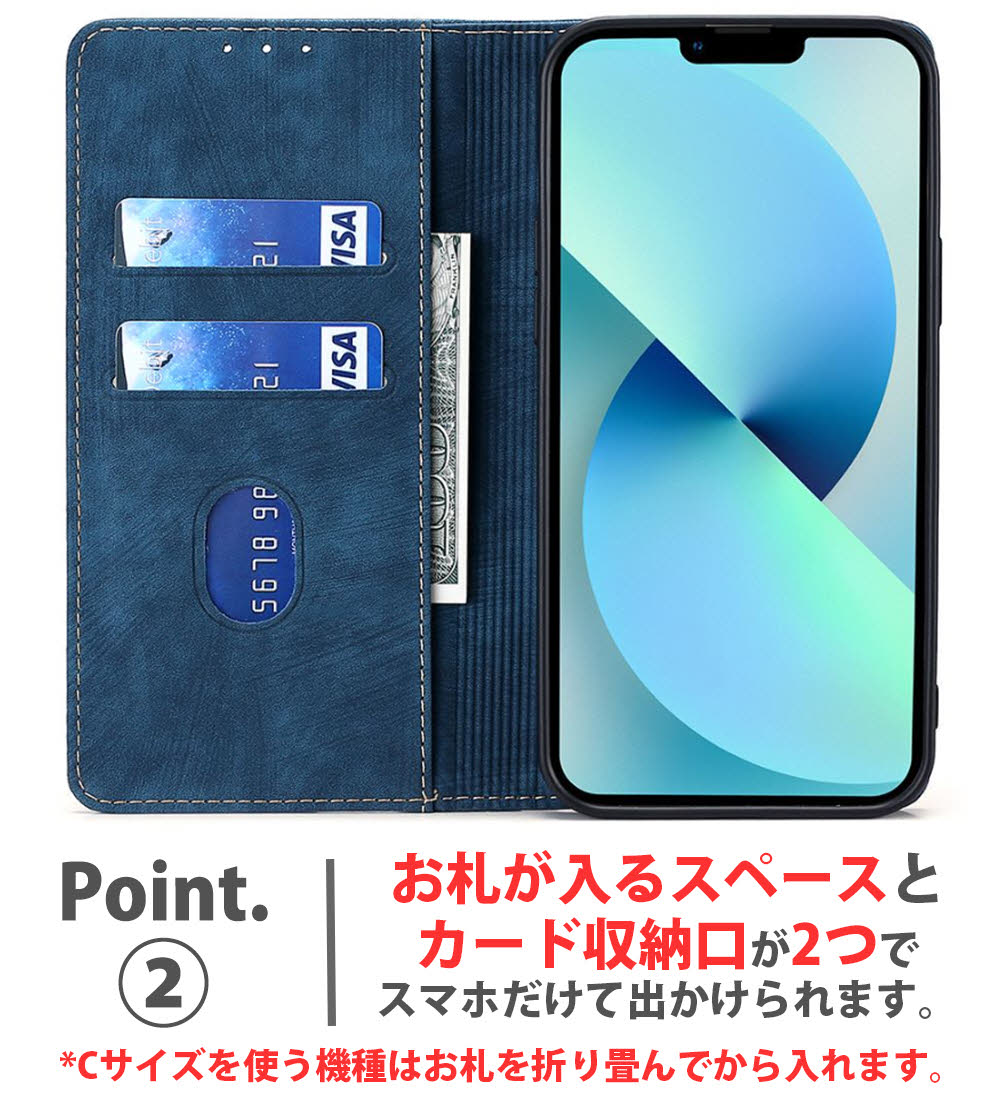 Xperia XZ2 Compact ケース 手帳型 SO-05K カバー フィルム XperiaXZ2Compact SO05K 手帳 手帳型ケース スマホ エクスペリアXZ2コンパクト SO-05K PFY｜crownshop｜09