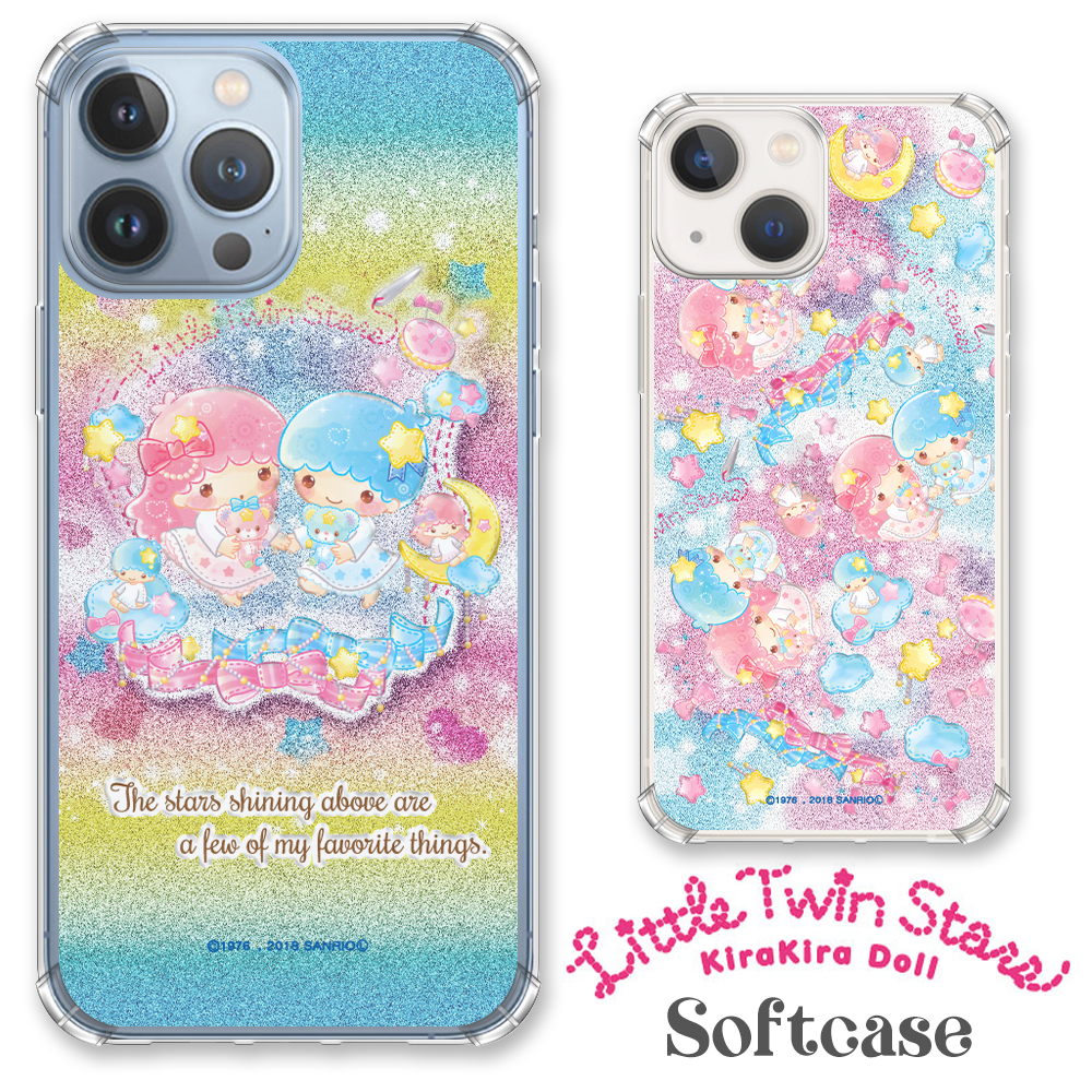 iPhone 全機種対応 サンリオ スマホケース リトルツインスターズ キラキラドール iPhone16ProMax ケース 16Pro 16 カバー キラキラ TPU キキララ SANRIO公式 | sanrio