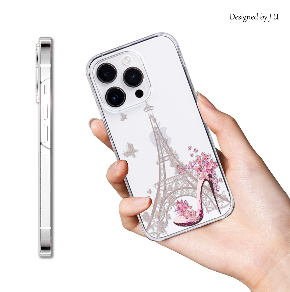 Google Pixel 9 Pro ケース スマホ カバー クリア イラスト GooglePixel9Pro スマホケース Pixel9Pro 透明 Googleピクセル9Pro ハードケース エッフェル塔 | Google Pixel | 03