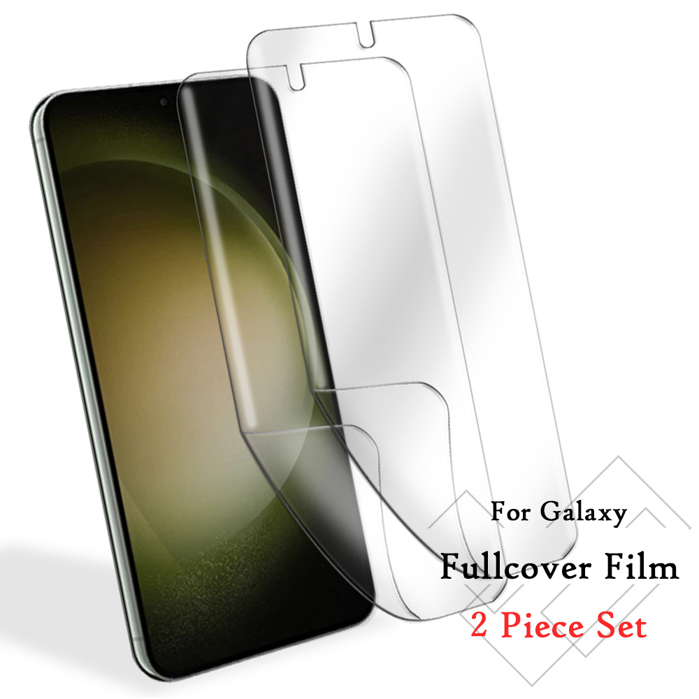 Galaxy S24 フィルム TPU 2枚セット GalaxyS24Ultra S23 S22 S21 A53 Note20Ultra S20 S10 S9 Note 液晶 保護 耐衝撃 曲面 フィルム 保護フィルム ギャラクシー | Galaxy S