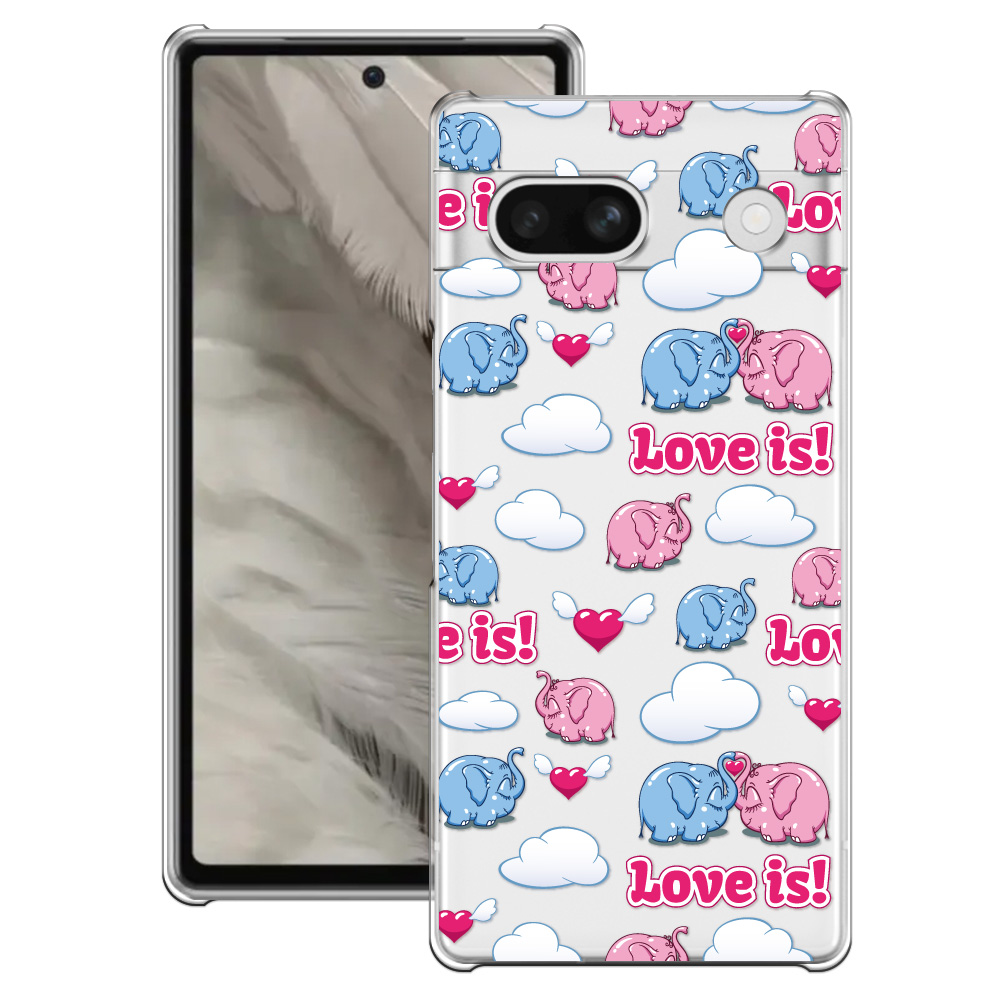 Google Pixel ピクセル8aケース スマホ カバー クリア イラスト