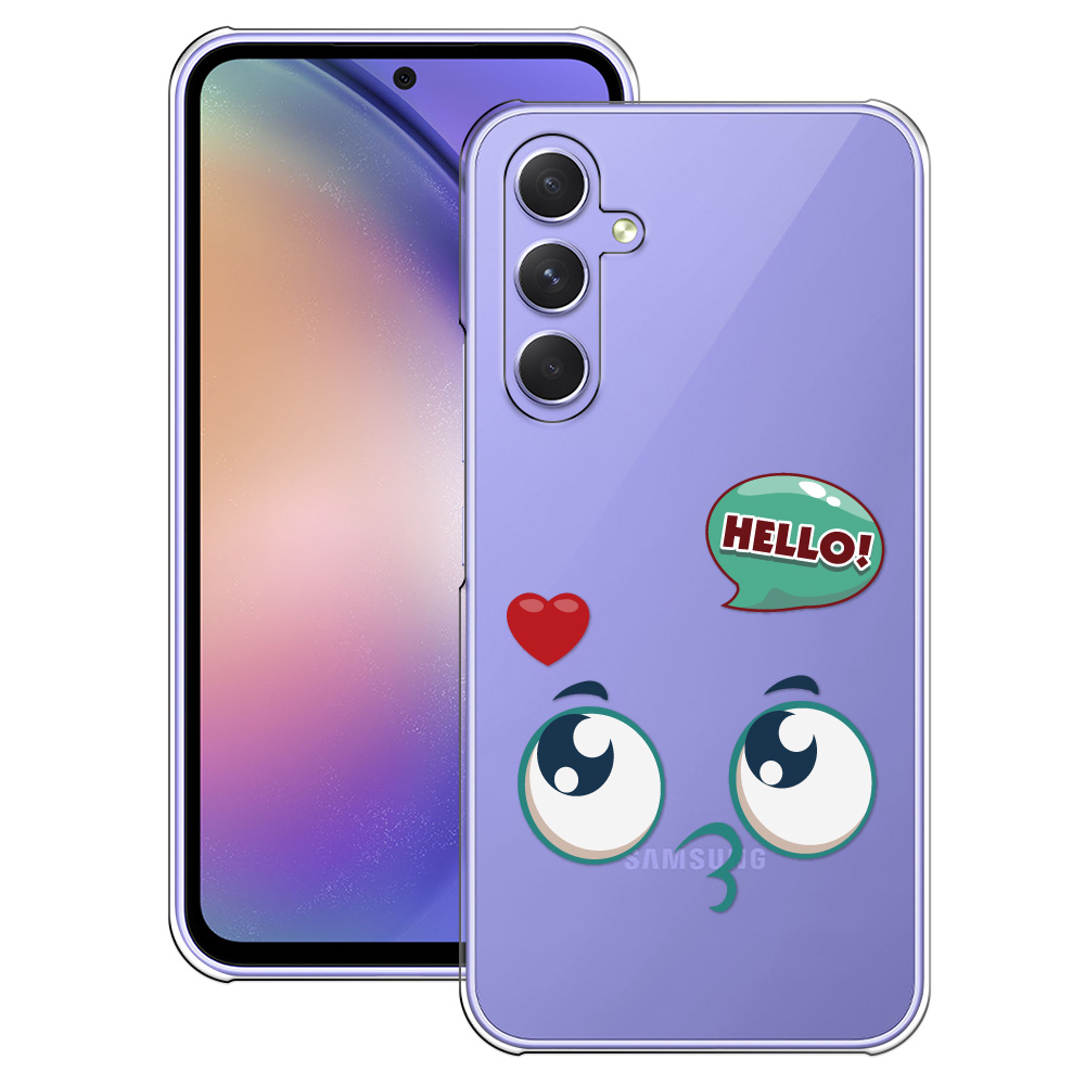 Galaxy A A54 5G ケース SC-53D スマホ カバー クリア イラスト
