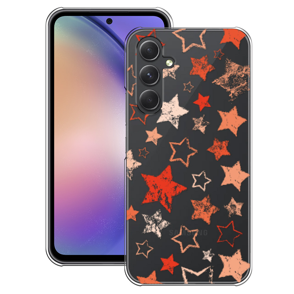 Galaxy A A54 5G ケース SC-53D スマホ カバー クリア イラスト