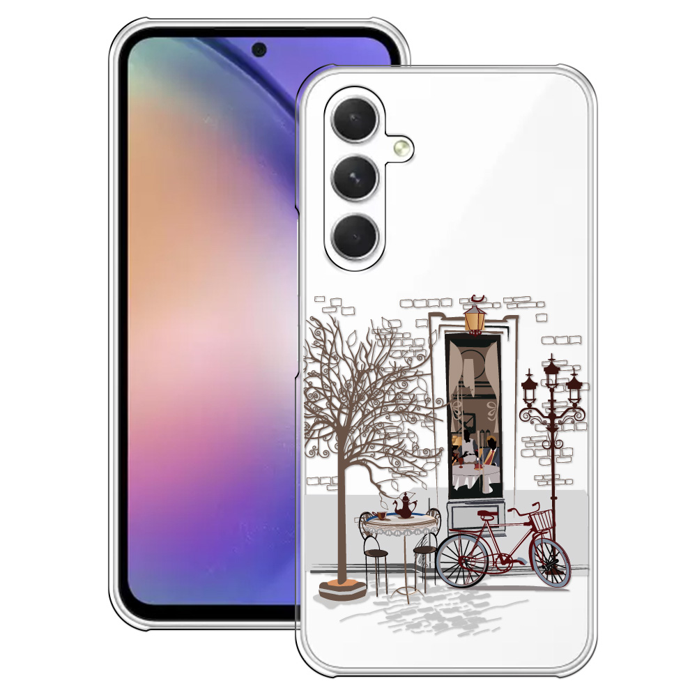 Galaxy A A54 5G ケース SC-53D スマホ カバー クリア イラスト