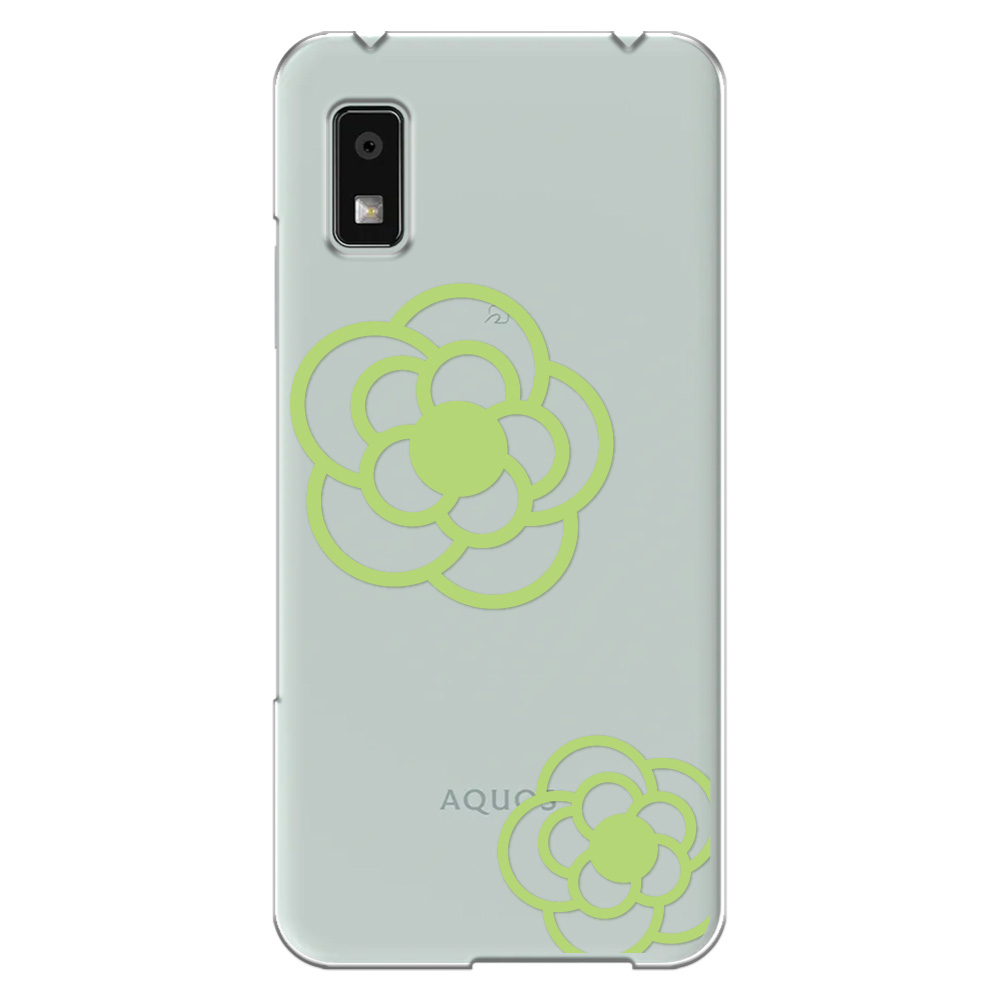 AQUOS wish wish3 ケース SH-53D スマホ カバー クリア イラスト 透明