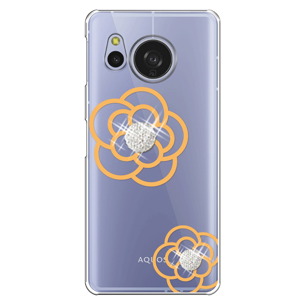 AQUOS sense sense8 ケース クリア イラスト 透明 SH-54D スマホ