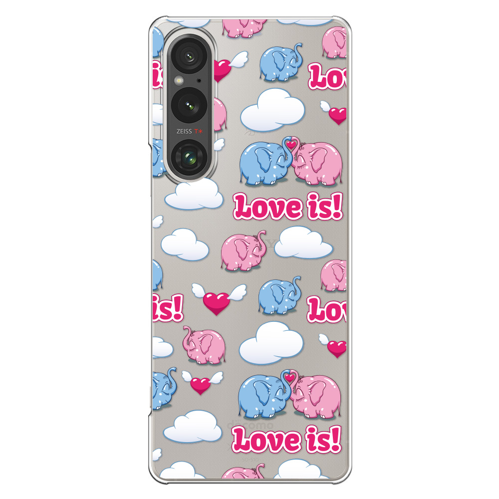 Xperia 1 V ケース SO-51D スマホ カバー クリア イラスト Xperia1V