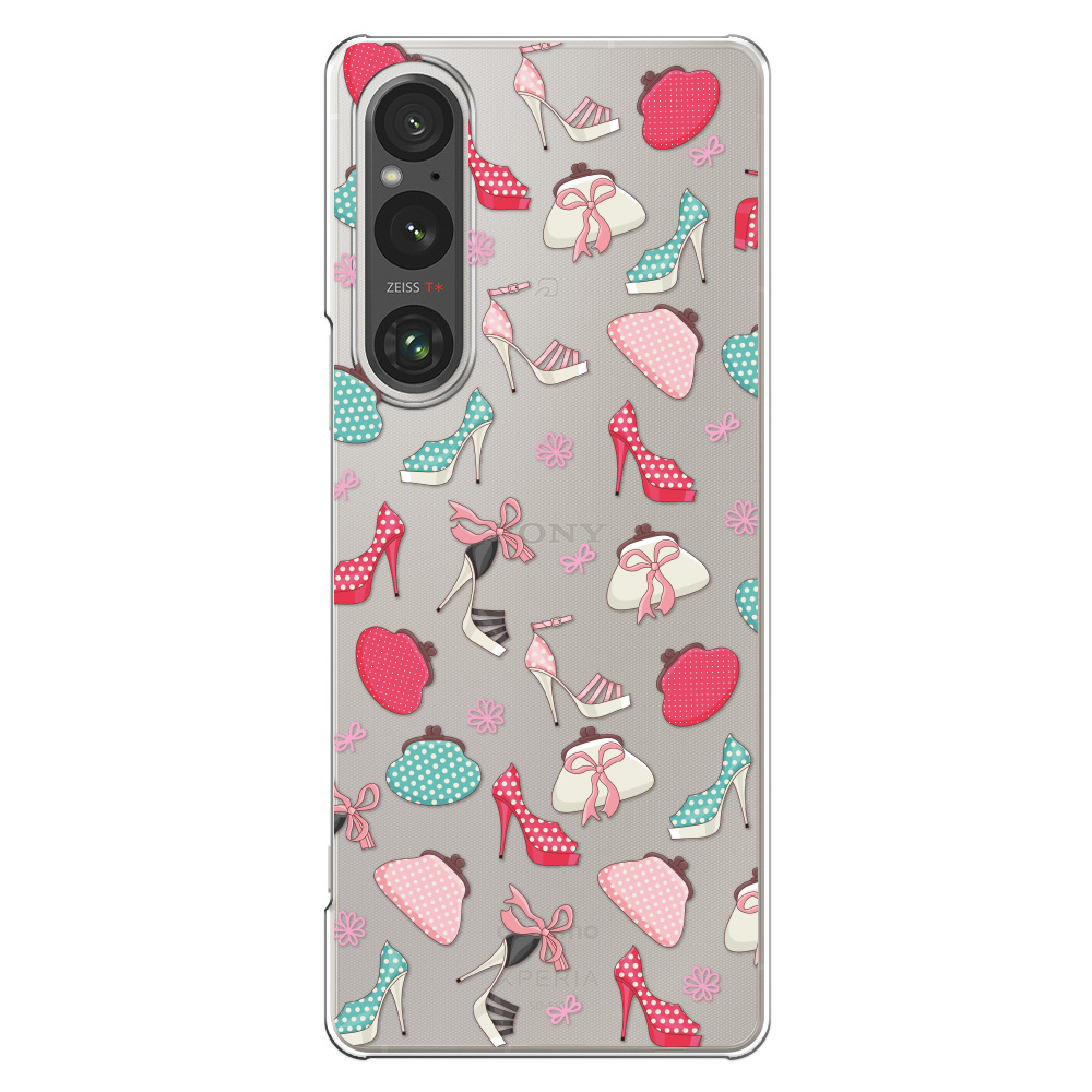 Xperia 1 V ケース SO-51D スマホ カバー クリア イラスト Xperia1V