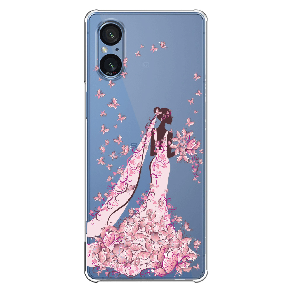 Xperia 5 V ケース SO-53D スマホ カバー クリア イラスト Xperia5V