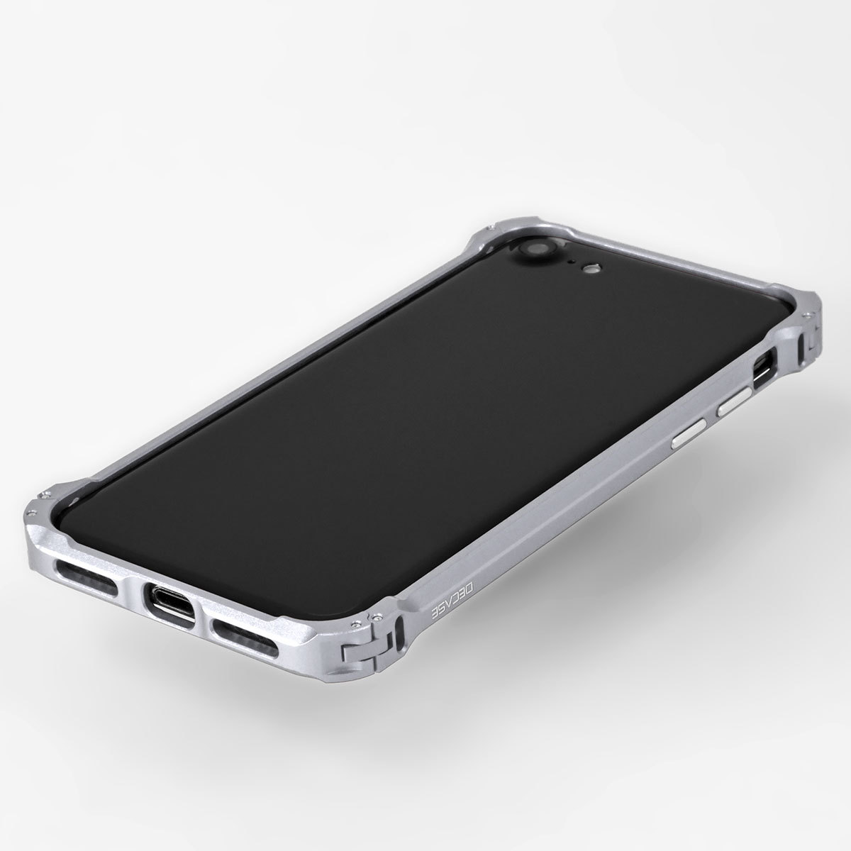 DECASE iPhone SE3 / SE2 / 7 / 8 アルミニウム バンパー 取付工具不要 ケース ディケース アイフォン テン｜croy｜04