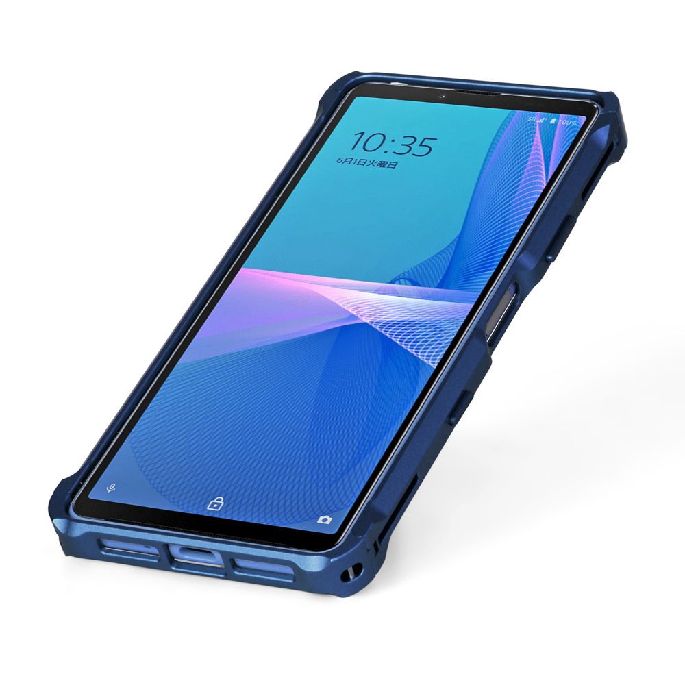 DECASE Xperia 10 III (Lite) アルミニウム バンパー 取付工具不要 