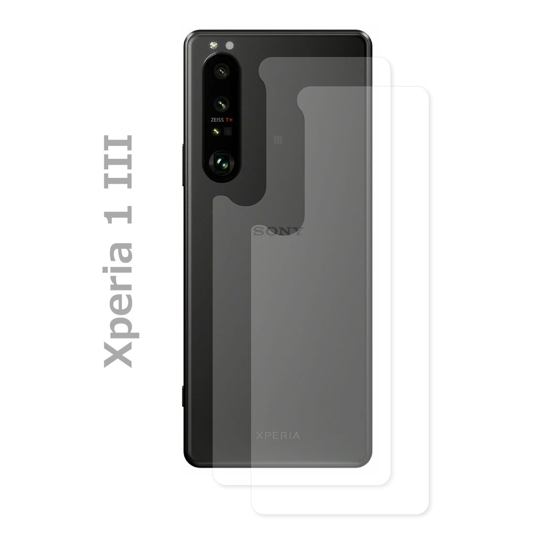 Xperia 1 III / 10 III TPU 背面 保護フィルム 2枚セット エクスペリア | DECASE | 01