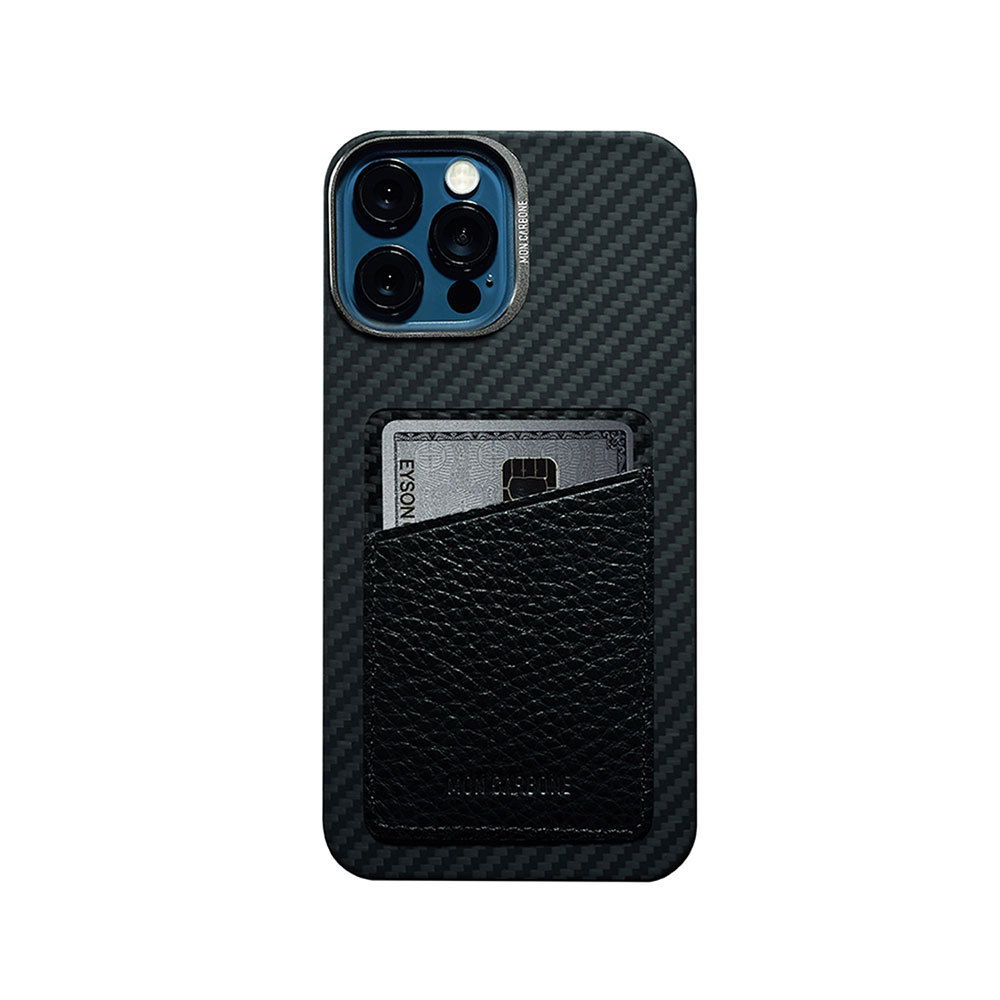 カーボンファイバー ケース iPhone 12 / 12 Pro バリスティックケブラー monCarbone HOVERSKIN モンカーボン ホバースキン アイフォン |  | 01