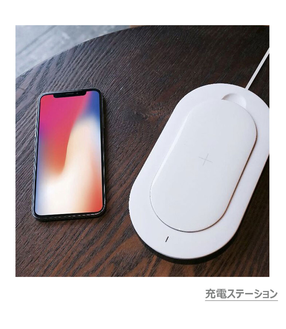 ワイヤレス充電器としても使えるモバイルバッテリー POWER CUBE X