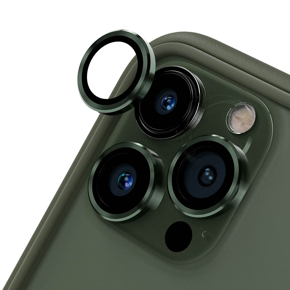 アルミリングが美しい iPhoneカメラレンズ保護ガラスフィルム iPhone 13 Pro / 13 Pro Max RhinoShield ライノシールド アイフォン｜croy｜04