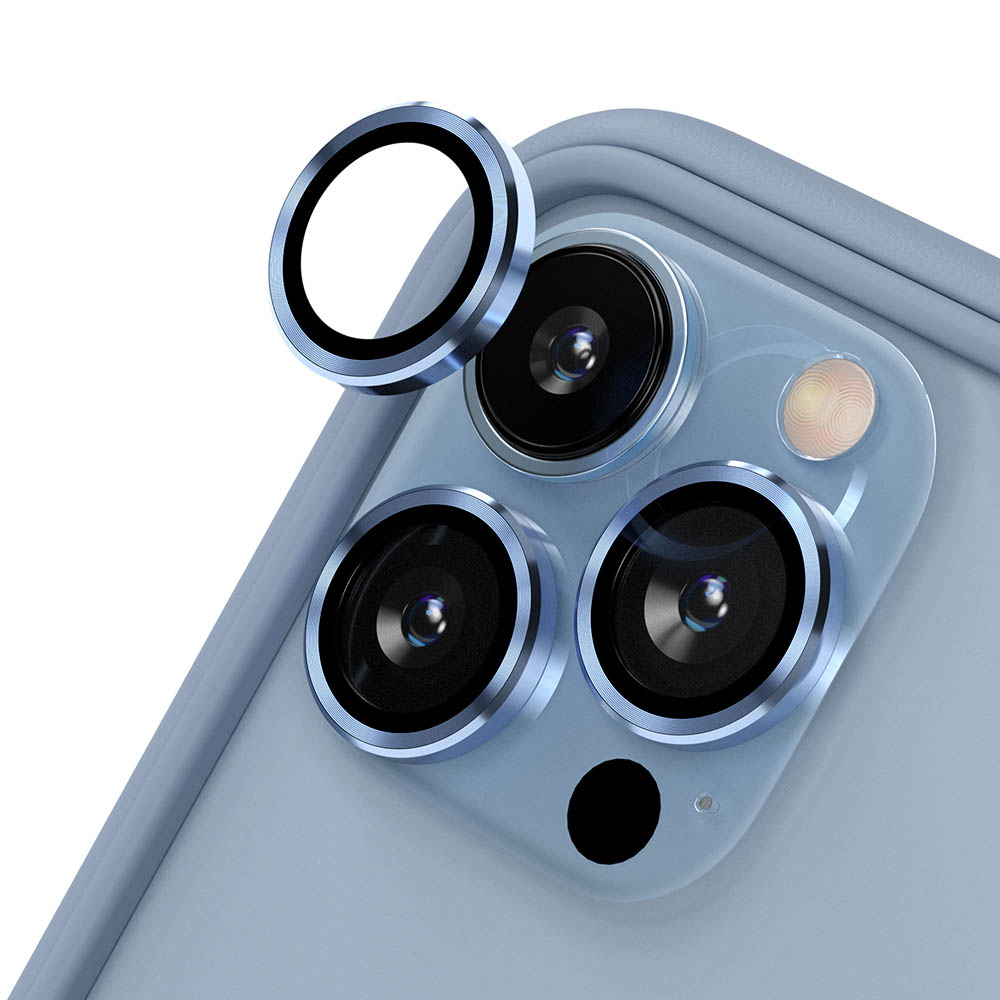 アルミリングが美しい iPhoneカメラレンズ保護ガラスフィルム iPhone 13 Pro / 13 Pro Max RhinoShield ライノシールド アイフォン｜croy｜05
