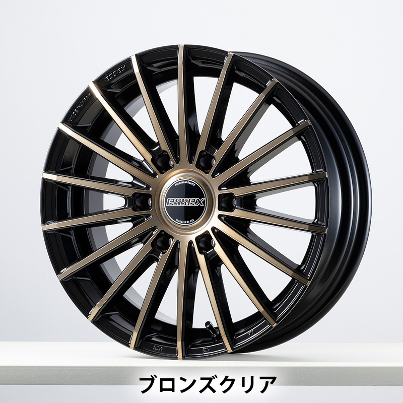 ESSEX  EC-17 ハイエース LT ホワイトレターホイール ESSEX(エセックス) EC ホワイトポリッシュ 17インチ 【厳選輸入215