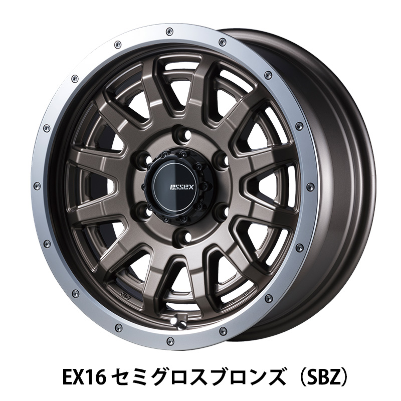 ESSEX（エセックス） 【タイヤホイールセット】EX-16インチ 6.5J+38