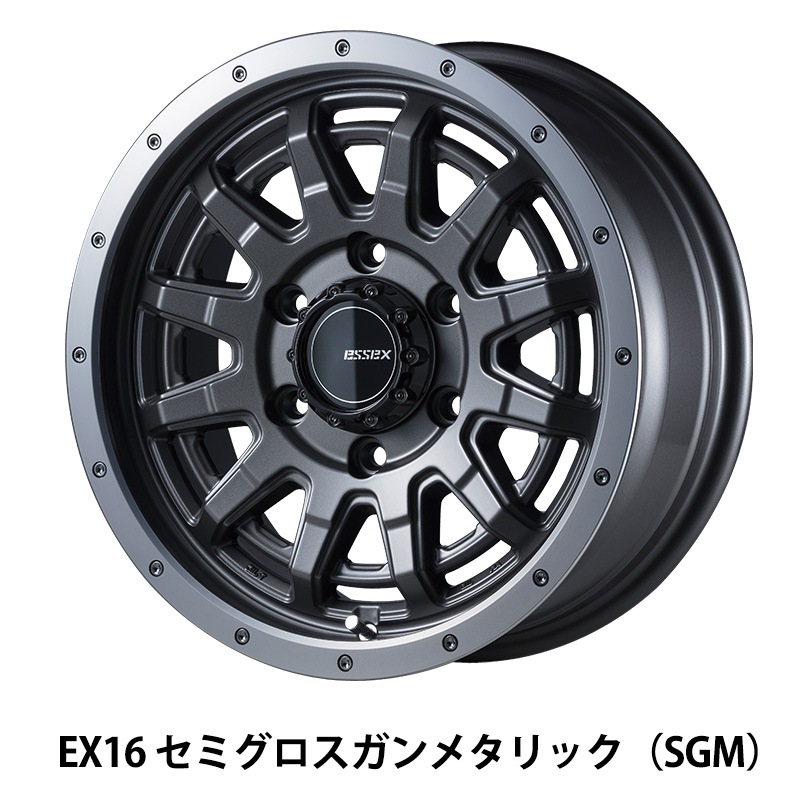 ESSEX（エセックス） 【タイヤホイールセット】EX-16インチ 6.5J+38