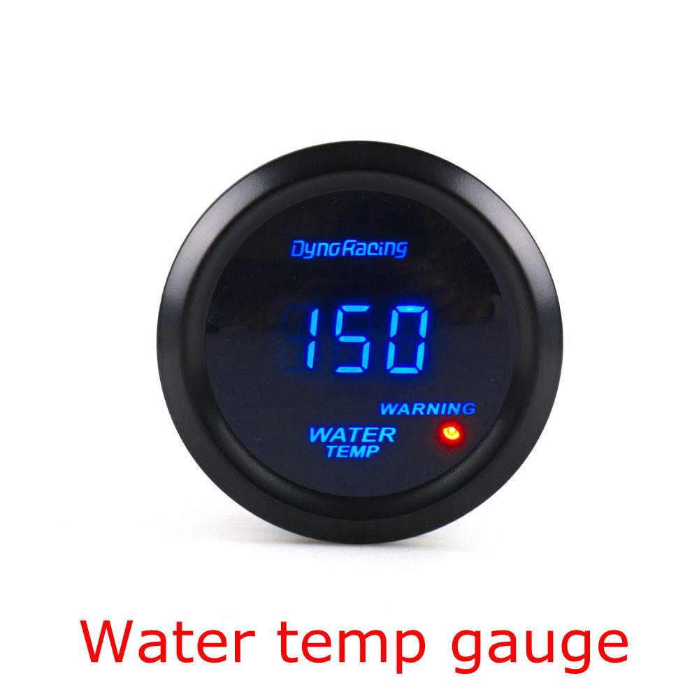 DYNORACING 2" 52MM 車のデジタル ターボ ブースト ゲージ PSI BAR 水温油温油圧ゲージ電圧計タコメーター RPM