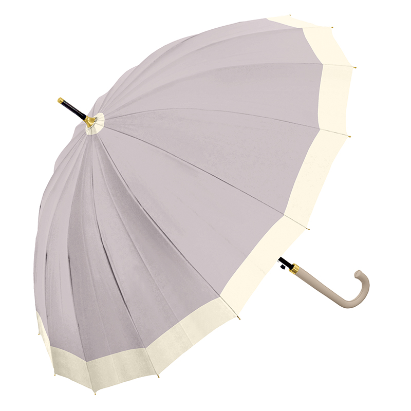 傘 雨傘 レディース 長傘 ジャンプ傘 16本骨 バイカラー クラックス : 119641 : CRUX Rd Yahoo!店 - 通販 ...