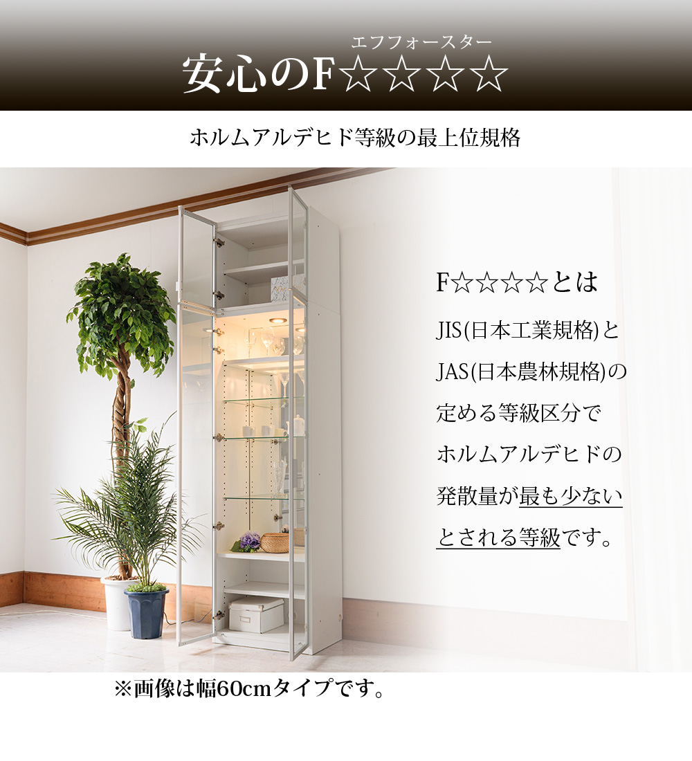 高級 コレクションボード 上置き 壁面収納 ガラスキャビネット ガラスケース