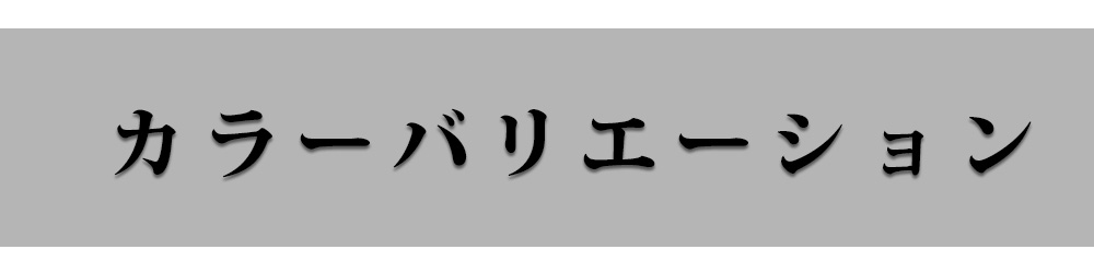 カラーバリエーション