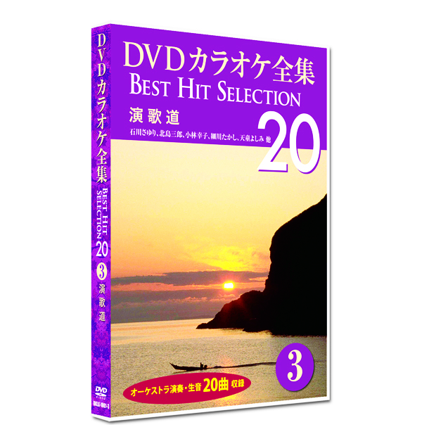 新品 DVD カラオケ全集3 BEST HIT SELECTION 演歌道 (DVD) DKLK-1001-3｜csc-online-store