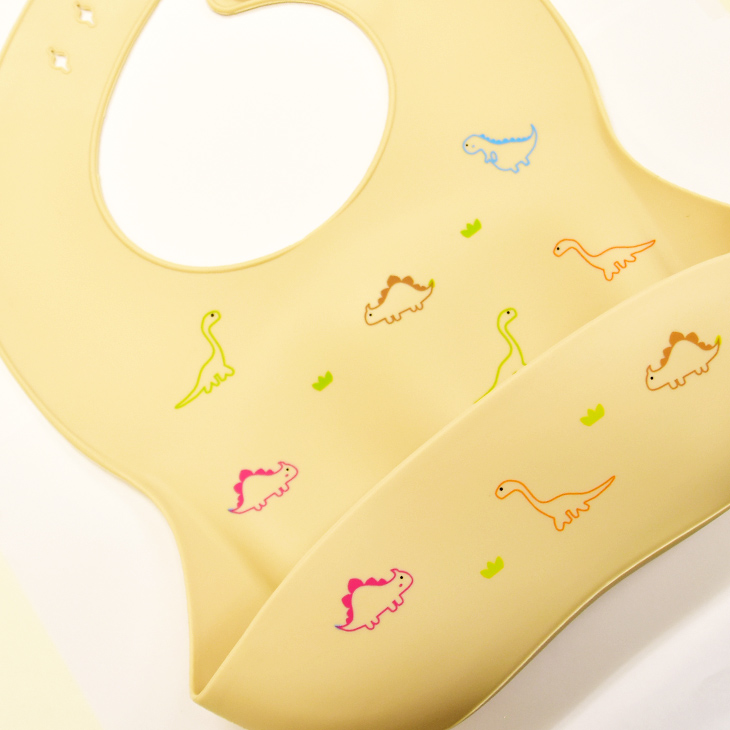 aenak シリコン スタイ 食洗器可 丸洗い可 お食事エプロン エプロン よだれかけ ピンク ベージュ ライトベージュ サックス ライトグレー ネイビー | Aenak | 03