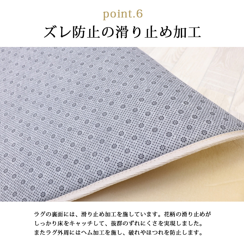 ラグ 低反発 極厚25mm 200×200cm 厚手 滑り止め ラグマット カーペット