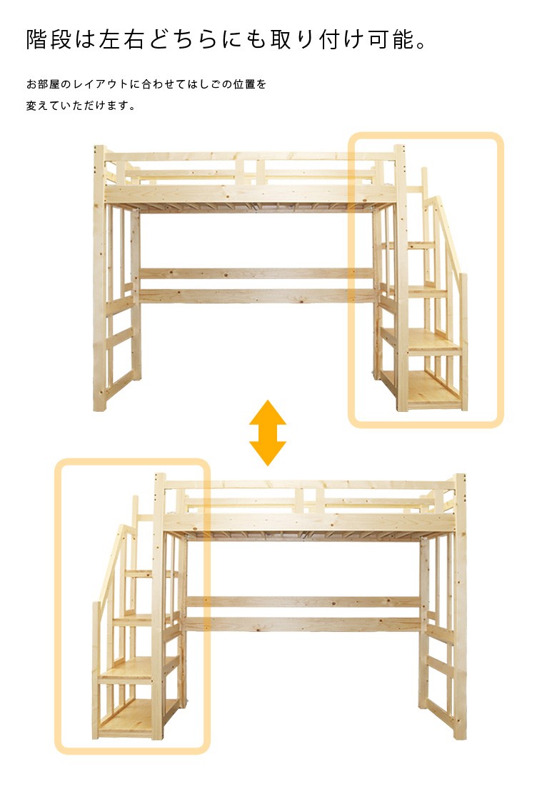 左右どちらにも取り付け可能