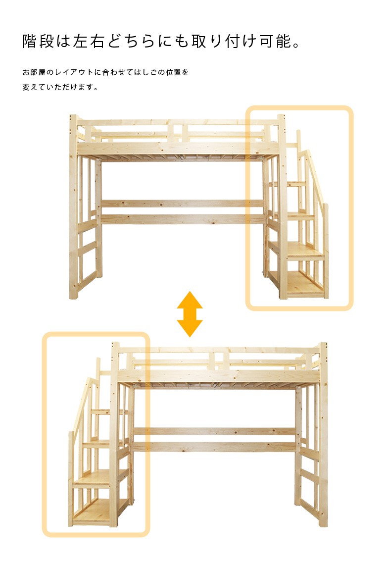 左右どちらにも取り付け可能