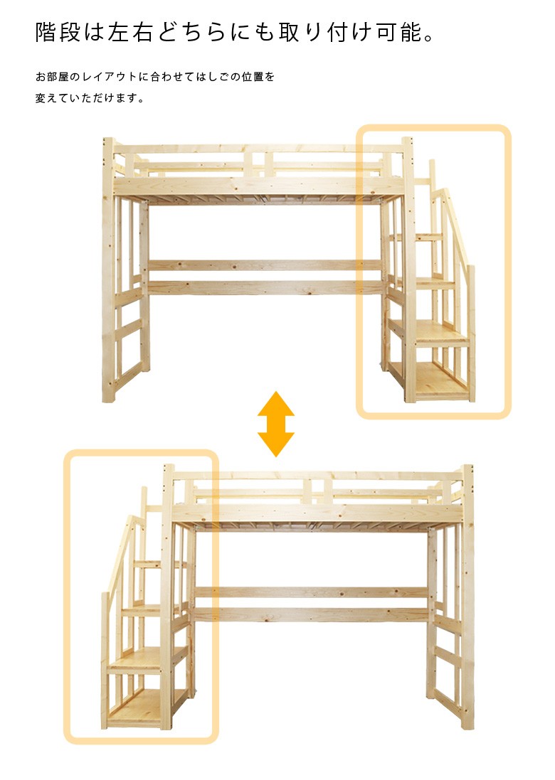 左右どちらにも取り付け可能