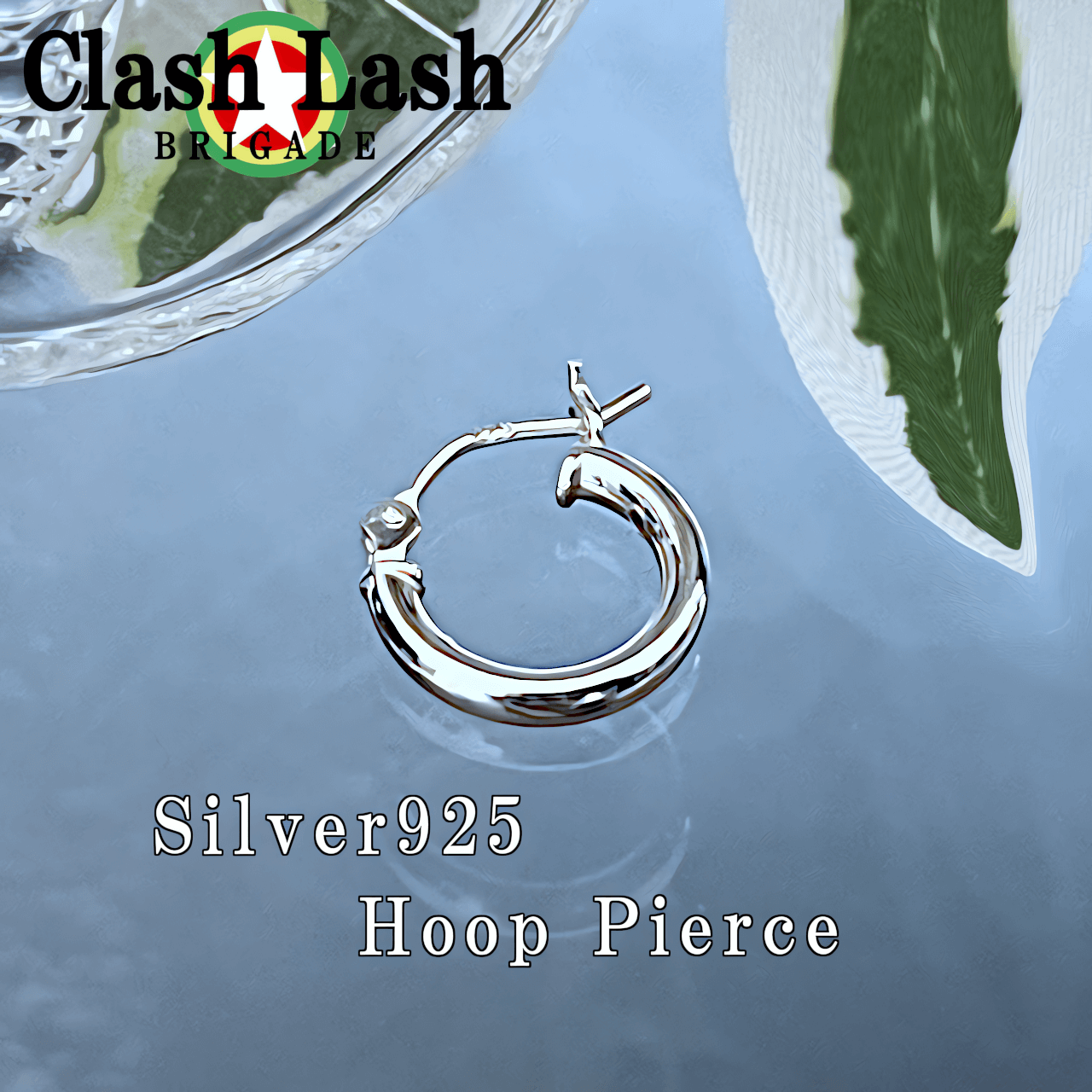 Yahoo! Yahoo!ショッピング(ヤフー ショッピング)【CLE-011】Silver925 Hoop Pierce スターリングシルバー フープピアス シルバー925 小さめ シンプル スリム コンパクト かわいい メンズ レディース 1個販売
